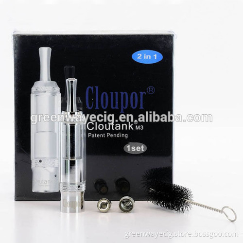 2015 cloupor cloutank M3 for dry herb,wax, vaporizer of great quality